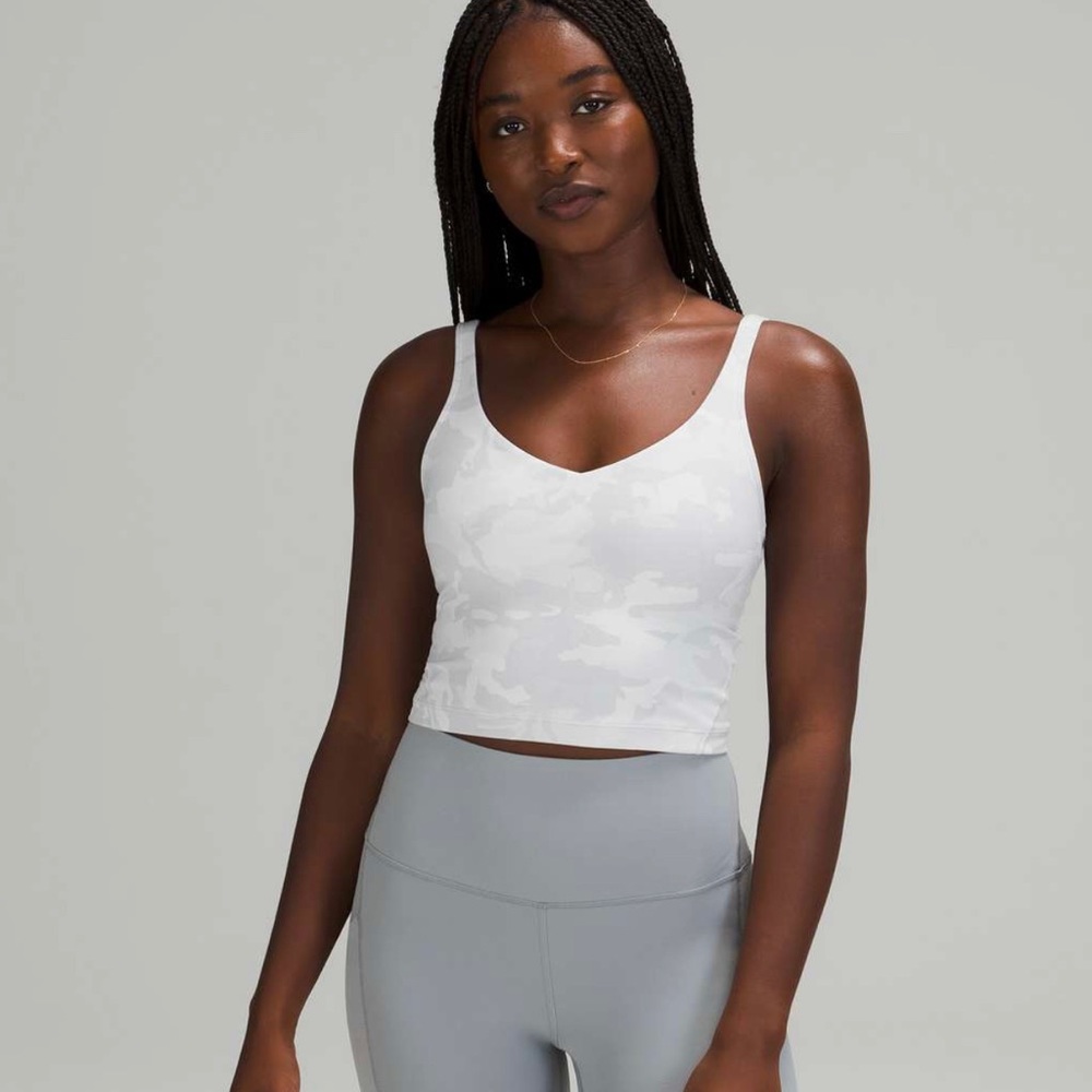 white lululemon align tank